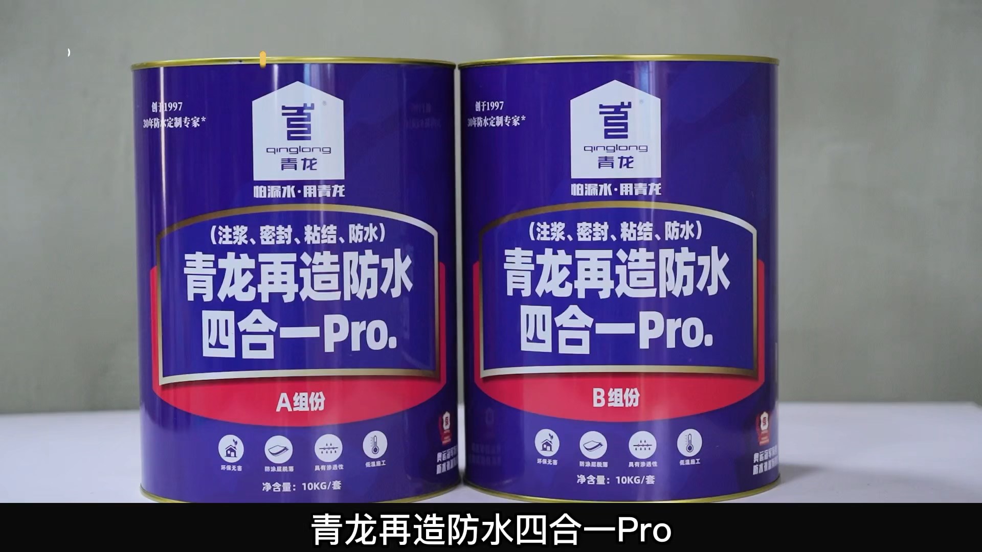 青龍再造防水四合一 Pro.(注漿、密封、粘結(jié) 、防水)